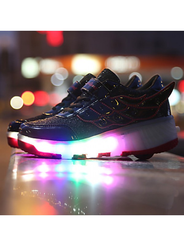 LED Shoes Girls' Shoes / Casual Roller Skate Shoes / Fashion Sneakers Pink / Black and Red / Black and White LED Shoes Girls' Shoes / Casual Roller Skate Shoes / Fashion Sneakers Pink / Black and Red / Black and White