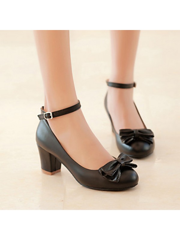 Women's Shoes Heel Heels Heels Office & Career / Dress / Casual Black / Blue / Pink / White/38-2 Women's Shoes Heel Heels Heels Office & Career / Dress / Casual Black / Blue / Pink / White/38-2