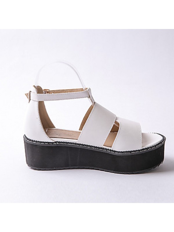 Women's ShoesPlatform Platform / / Creepers Sandals Outdoor / Dress / Casual Black / Red / White