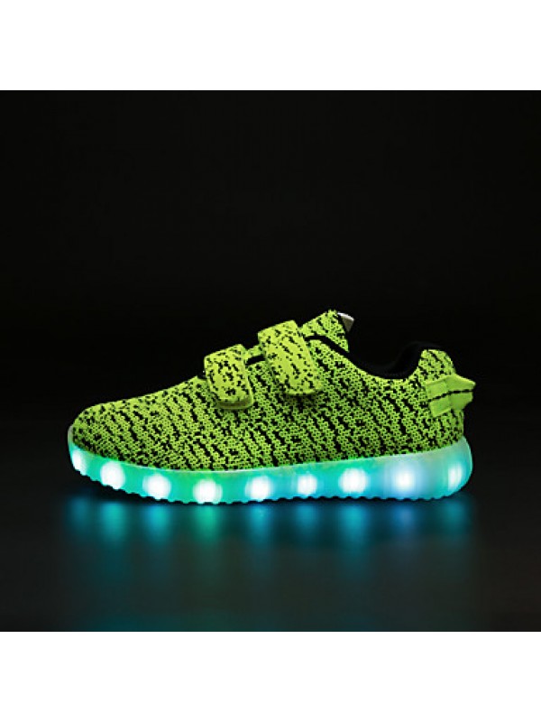 Kid Boy Girl Unisex Upgraded USB Charging 7 Colors LED Led Glow Shoe Breathable Sport Shoes Flashing Sneakers  Luminous  