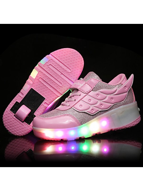 LED Shoes Girls' Shoes / Casual Roller Skate Shoes / Fashion Sneakers Pink / Black and Red / Black and White LED Shoes Girls' Shoes / Casual Roller Skate Shoes / Fashion Sneakers Pink / Black and Red / Black and White