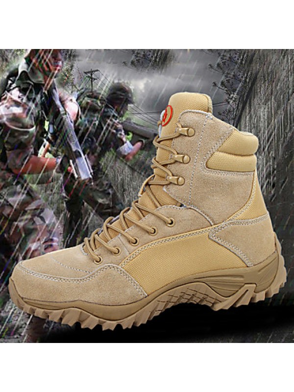 Shoes Outdoor / Office  Career / Work  Duty / Athletic / Casual Suede Boots Beige / Taupe  