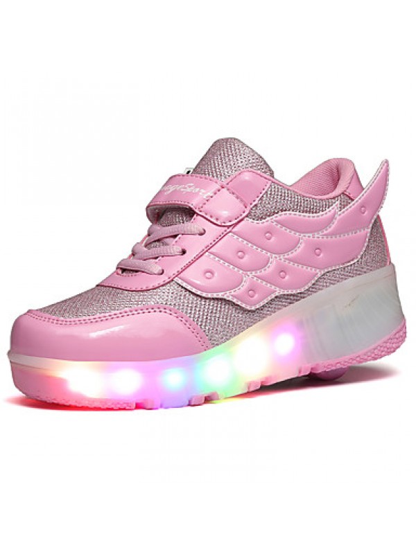 LED Shoes Girls' Shoes / Casual Roller Skate Shoes / Fashion Sneakers Pink / Black and Red / Black and White LED Shoes Girls' Shoes / Casual Roller Skate Shoes / Fashion Sneakers Pink / Black and Red / Black and White