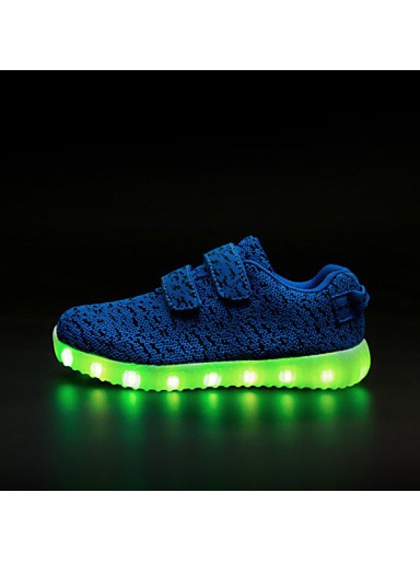 Kid Boy Girl Unisex Upgraded USB Charging 7 Colors LED Led Glow Shoe Breathable Sport Shoes Flashing Sneakers  Luminous  