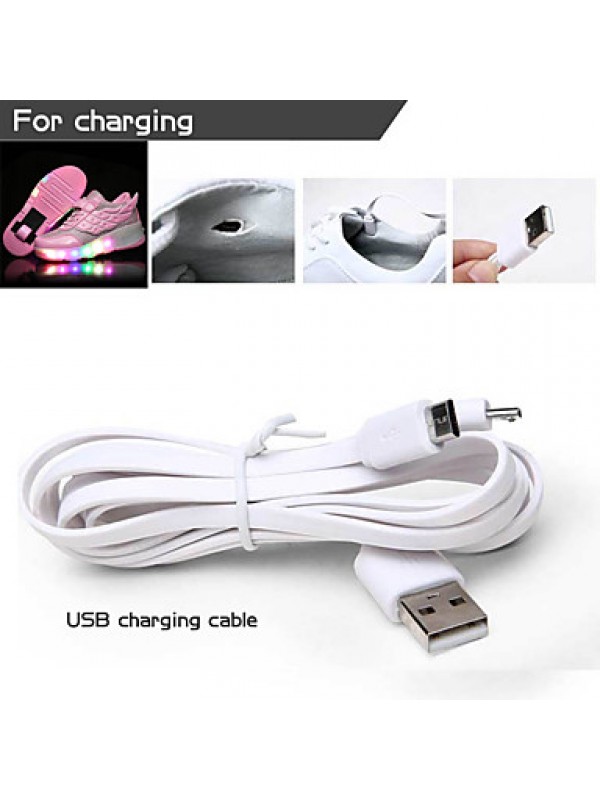 LED Shoes Girls' Shoes / Casual Roller Skate Shoes / Fashion Sneakers Pink / Black and Red / Black and White LED Shoes Girls' Shoes / Casual Roller Skate Shoes / Fashion Sneakers Pink / Black and Red / Black and White