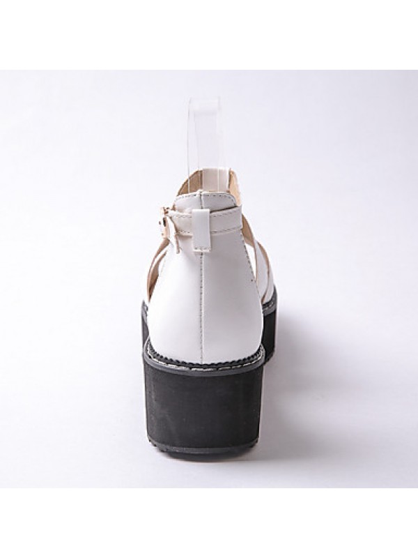 Women's ShoesPlatform Platform / / Creepers Sandals Outdoor / Dress / Casual Black / Red / White