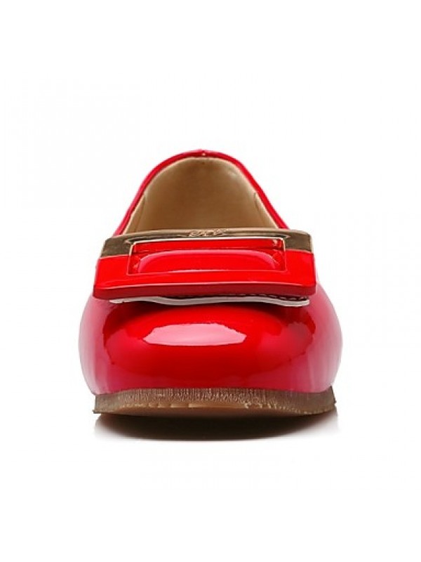 Women's / Girl's Spring / Summer / Fall Round Toe Leatherette Outdoor / Dress / Casual / Athletic / Party & Evening Low Heel OthersBlack  
