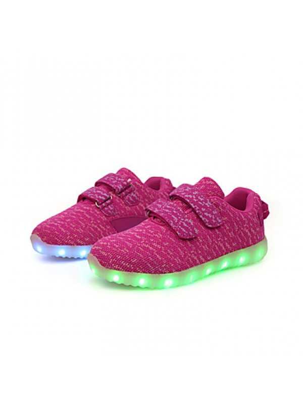 Kid Boy Girl Unisex Upgraded USB Charging 7 Colors LED Led Glow Shoe Breathable Sport Shoes Flashing Sneakers  Luminous  