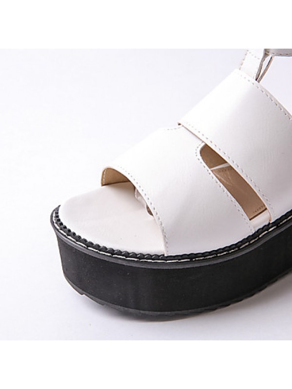 Women's ShoesPlatform Platform / / Creepers Sandals Outdoor / Dress / Casual Black / Red / White