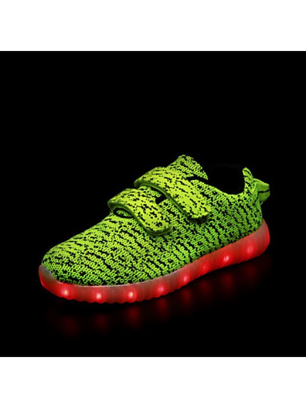 Kid Boy Girl Unisex Upgraded USB Charging 7 Colors LED Led Glow Shoe Breathable Sport Shoes Flashing Sneakers  Luminous  