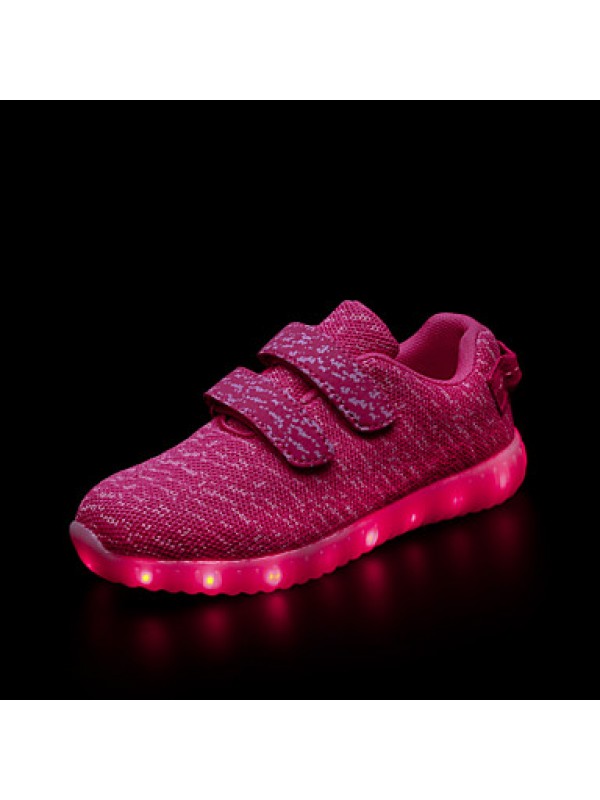 Kid Boy Girl Unisex Upgraded USB Charging 7 Colors LED Led Glow Shoe Breathable Sport Shoes Flashing Sneakers  Luminous  