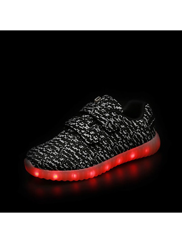Kid Boy Girl Unisex Upgraded USB Charging 7 Colors LED Led Glow Shoe Breathable Sport Shoes Flashing Sneakers  Luminous  