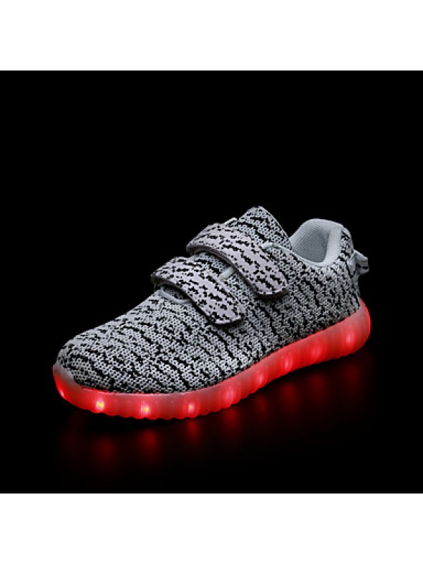 Kid Boy Girl Unisex Upgraded USB Charging 7 Colors LED Led Glow Shoe Breathable Sport Shoes Flashing Sneakers  Luminous  
