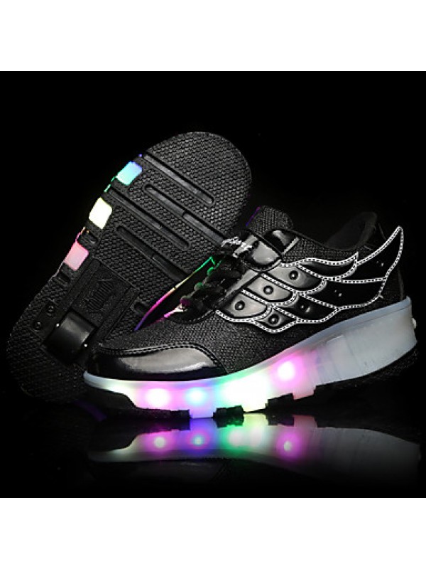 LED Shoes Girls' Shoes / Casual Roller Skate Shoes / Fashion Sneakers Pink / Black and Red / Black and White LED Shoes Girls' Shoes / Casual Roller Skate Shoes / Fashion Sneakers Pink / Black and Red / Black and White