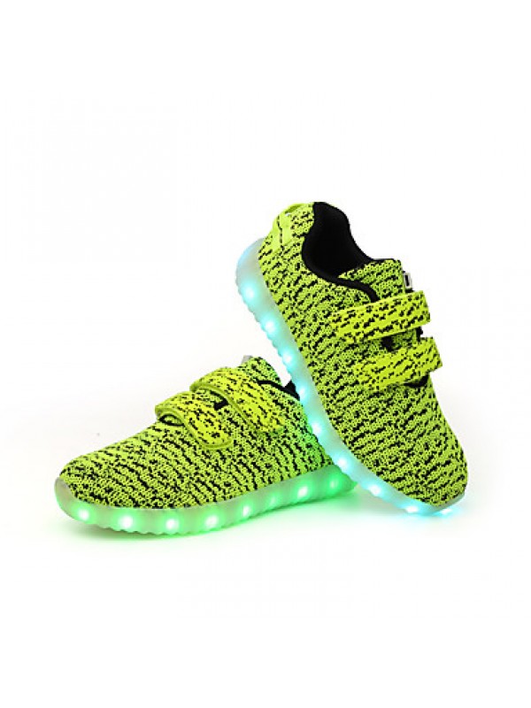 Kid Boy Girl Unisex Upgraded USB Charging 7 Colors LED Led Glow Shoe Breathable Sport Shoes Flashing Sneakers  Luminous  