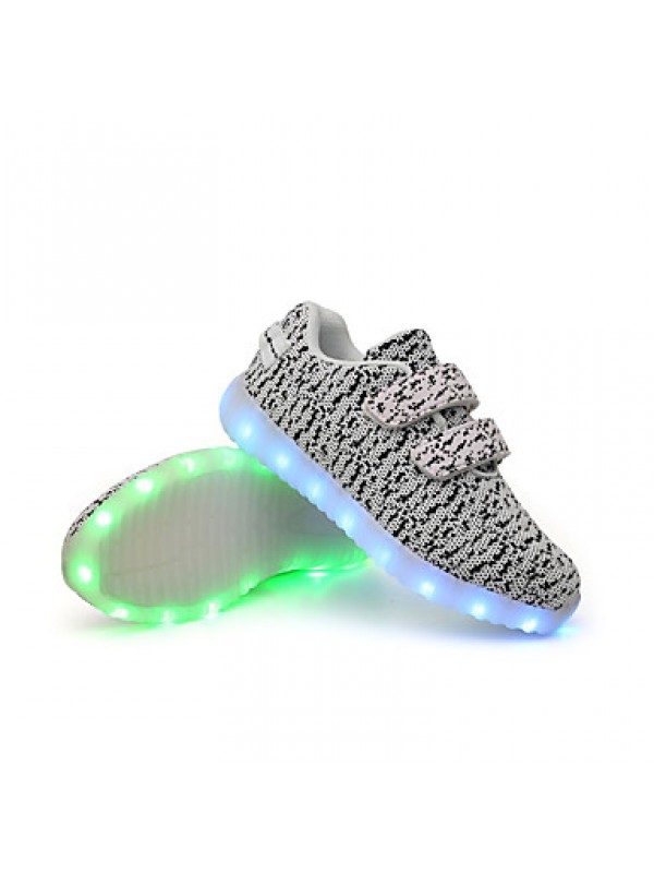 Kid Boy Girl Unisex Upgraded USB Charging 7 Colors LED Led Glow Shoe Breathable Sport Shoes Flashing Sneakers  Luminous  
