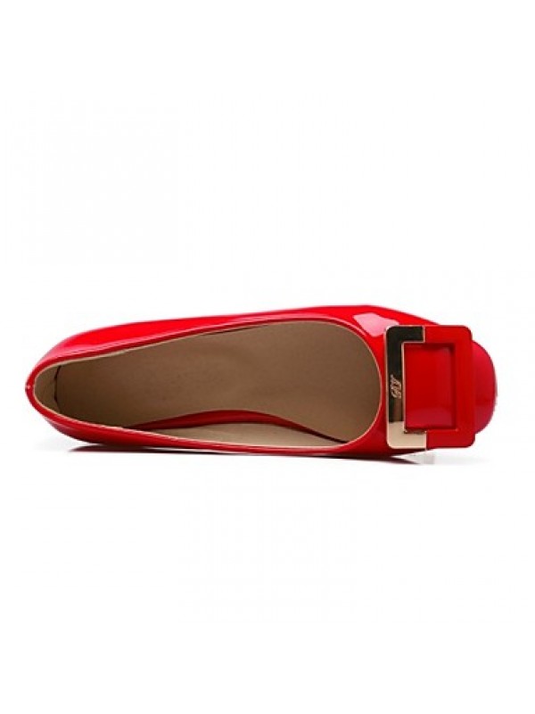 Women's / Girl's Spring / Summer / Fall Round Toe Leatherette Outdoor / Dress / Casual / Athletic / Party & Evening Low Heel OthersBlack  