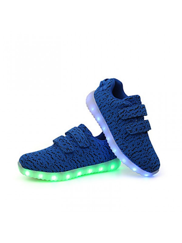 Kid Boy Girl Unisex Upgraded USB Charging 7 Colors LED Led Glow Shoe Breathable Sport Shoes Flashing Sneakers  Luminous  